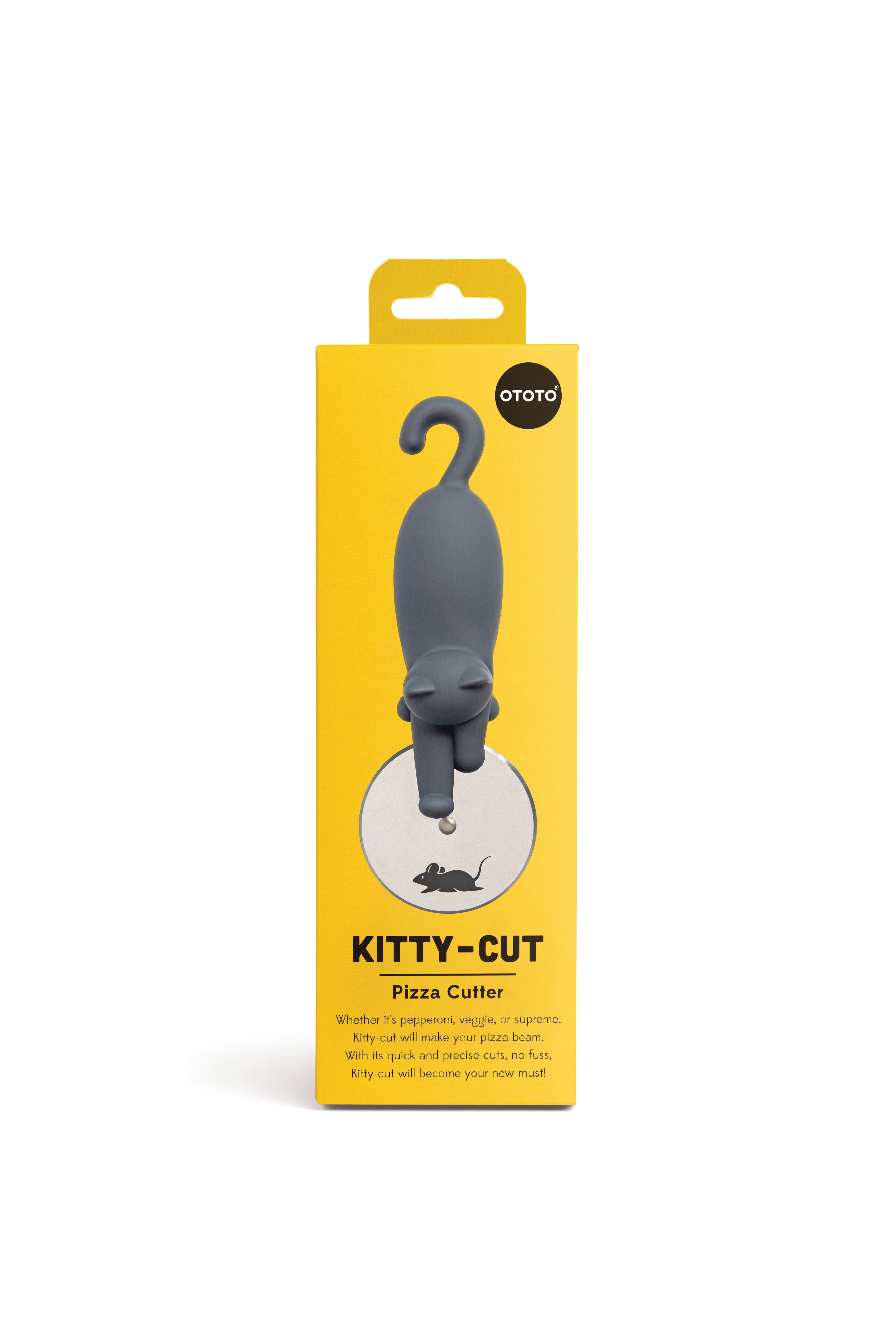 Kitty-Cut pizzaskærer - koksgrå